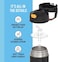 THERMOS FUNTAINER Water Bottle with Straw - 12 Ounce, Batman - Kids Stainless Steel Vacuum Insulated Water Bottle with Lid.