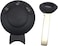 Arruweer 3 Buttons Key Fob Shell Case Fit for BMW Mini Cooper 2007-2014 Keyless Entry Remote Control Car Key Fob Cover Housing (1.