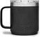 كوب YETI Rambler سعة 10 أونصة قابل للتكديس، معزول بتفريغ الهواء، مصنوع من الفولاذ المقاوم للصدأ مع غطاء MagSlider، أسود اللون.