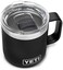 كوب YETI Rambler سعة 10 أونصة قابل للتكديس، معزول بتفريغ الهواء، مصنوع من الفولاذ المقاوم للصدأ مع غطاء MagSlider، أسود اللون.