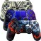Oiokew Skin for Ps4 Controller, 3pcs Whole Body Vinyl Decal Cover Sticker for Playstation 4 Controller (PS4 Controller2.