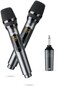 LEKATO Wireless Microphone, Professional Rechargeable With Receiver for Karaoke, Singing, Speech, Wedding, Church, PA System.