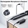 LEKATO Wireless Microphone, Professional Rechargeable With Receiver for Karaoke, Singing, Speech, Wedding, Church, PA System.