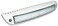 Raycharm 12. 2" High Lumen Output Low Current Draw, 6000K White 40 Down Angle Focused Flood Beam 2500 Lumen, Curved LED Worklight/Porch Utility Light/Awning Light for RVUtility Vehicle, White, 1PC.
