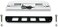 Raycharm 12. 2" High Lumen Output Low Current Draw, 6000K White 40 Down Angle Focused Flood Beam 2500 Lumen, Curved LED Worklight/Porch Utility Light/Awning Light for RVUtility Vehicle, White, 1PC.