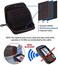 Linno RFID 20 Credit Card Slots Genuine Leather Small Card Holder Case for Women or Men Accordion Wallet with Zipper, Coffee, Fashion Accordion Card Case.