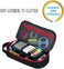 ECHSRT Large Pencil Case, Aesthetic Pen Pouch with Big Capacity, Minimalist Portable Stationery Bag with Handle for Office Organizer Black Pencil Cases.