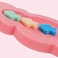 KECUCO Baby Bath Cushion Infant Bath Mat, PadSponge for Toddler, InfantNewborn (Pink-Style4.