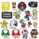 Nuguri Decorative Patches,16pcs Iron On Patches for Clothing, Embroidered Sew On Super Cute Cartoon Anime Patches for Kids Jackets, Shirts, Backpacks.