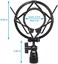 YOUSHARES AT2020 Shock Mount - Microphone Mounts Reduces Vibration Noise and Shockmount Improve Recording Quality for Audio Technica AT2020 AT2020USBAT2035 ATR2500 Condenser Mic.