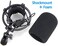 YOUSHARES AT2020 Shock Mount with Pop Filter - Foam Windscreen with Microphone Shockmount Reduces Vibration Noise and Blocks Out Plosives for Audio Technica AT2020 AT2035 ATR2500 Condenser Mic.