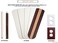 Match 'N Patch Realistic Wood Grain Repair Tape, White Oak.