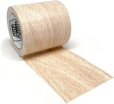 Match 'N Patch Realistic Wood Grain Repair Tape, White Oak.