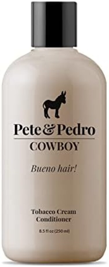 Pete &amp; Pedro PetePedro COWBOY - Tobacco Soft Cream Lightweight Conditioner for MenSmells Incredible, Hydrates Hair Without Weighing It DownAs Seen on Shark Tank, 8. 5 oz.