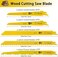 LEILUO 36 Pcs Reciprocating Saw Accessory for Wood Metal Plastic Sawzall Attachments Kit Compatible with DeWalt Bosch Makita Milwaukee Porter-Cable Ryobi Ridgid Skil Craftsman.