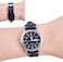 Ritche 16mm 18mm 20mm 22mm Stainless Steel Button Butterfly Deployment Clasp(Silver, Black, Rose Gold.