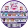 علبة تجميع سلسلة 5 Surprise Mini Brands Series 3 - StoreDisplay 30 Minis مع 5 Minis حصرية من ZURU، متعددة.