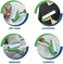 Leo Mega Cleaning Extendable Lint Roller with 25 Sticky Peel Tape Refill Long Lint Remover Roller Set for Household and Pet Hair Removal Effortless Cleaning.