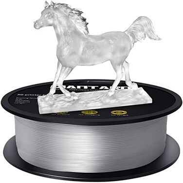 GIANTARM PLA 3D Printer Filament, PLA Filament 1. 75mm, Dimensional Accuracy/- 0. 02mm, 1kg(2. 2lbsSpool, Vacuum Packaging, Fit for Most 3D Printer in Markt, Transparent.