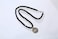 MEALGUET Allah Medallion Necklace, Stainless Steel Islamic Jewelry,Arabic Jewelry,Allah Name of God Round Pendant Necklace for Women and Men with Agate Beaded Chain, Muslim Gift Jewelry.