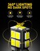 مصباح AUXITO 194 LED أبيض 6000K 168 2825 W5W T10 Wedge 14-SMD LED مصابيح إضاءة داخلية للسيارة بديلة لمصابيح القبة والخريطة والباب وصندوق السيارة ولوحة الترخيص، 10 قطع.