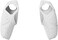 PlayVital Mecha Edition White Ergonomic Soft Controller Silicone Case Grips for ps5, Rubber Protector Skins with Thumbstick Caps for ps5 Controller &ndash; Compatible with Charging Station.