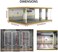 Bivitre 1/24 Scale Die-cast Car Garage Display Case with Clear Acrylic Cover and LED Lighting for 3 Parking Space (2A.