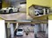 Bivitre 1/24 Scale Die-cast Car Garage Display Case with Clear Acrylic Cover and LED Lighting for 3 Parking Space (2A.