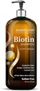 Majestic Pure Biotin Shampoo for Hair Growth - Volumizing Shampoo for Hair Loss - with DHT-3 Blocker - HydratingNourishing - Sulfate Free, for MenWomen - Thin Hair Shampoo - 16 fl oz.