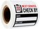 SBLABELS Oil Change Reminder Label / Next Service Due Stickers / 100 Check Auto Stickers.