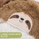 Happy Fuel Wearable Hooded Blanket for Adults.