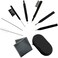 Anico 8 pieces hearing aid amplifier cleaning tools, earbuds/Headphones/Airpods cleaner brush kits with case.
