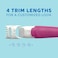 Schick Hydro Silk TrimStyle Moisturizing Razor for Women with Bikini Trimmer and 3 Refills.