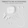 Timekettle Accessories for M2 Language Translator Earbuds, Including 1 Pair of earhooks, 2 Pairs of Earmuffs, 1 Anti-Lost Lanyard.