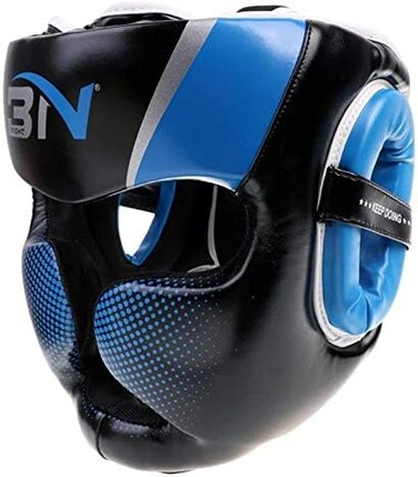 Sfeexun Headgear for Boxing MMA Training Kickboxing, Head Gear Helmet for Muay Thai, Grappling, Sparring, Karate, Taekwondo, Martial Arts.