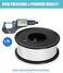 Haosegd 5 Colors 3D Printer Filament 1. 75MM 250G PLA Filament 3D Printer Consumables 1250G in Total with 3D Build Surface Accuracy Tolerance 0. 02mm No CloggingBubbles for 3D Printers.