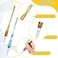Zonon 6 Pcs Handmade Glass Dip Pen Crystal Glass Signature Pen Calligraphy Glass Pen Dip Ink Pen Borosilicate Present Pen for Writing Drawing Signatures (Stylish Color,Bright Style.