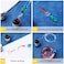 Zonon 6 Pcs Handmade Glass Dip Pen Crystal Glass Signature Pen Calligraphy Glass Pen Dip Ink Pen Borosilicate Present Pen for Writing Drawing Signatures (Stylish Color,Bright Style.