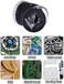 JARLINK 30X Jewelers Loupe, Adjustable Focal Length Magnifier with 3 LED Light for Gems, Jewelry, Coins, Stamps, etc (Black.