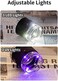 JARLINK 30X Jewelers Loupe, Adjustable Focal Length Magnifier with 3 LED Light for Gems, Jewelry, Coins, Stamps, etc (Black.