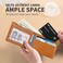RUNBOX Men's Wallets Slim Rfid Leather Bifold With Gift Box, Brown, Small.