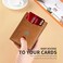 RUNBOX Men's Wallets Slim Rfid Leather Bifold With Gift Box, Brown, Small.
