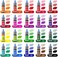 Wayin 20 Colors Bath Bomb Soap Dye - Food Grade Skin Safe Liquid Based Bath Bomb Colorant, Vibrant Concentrated Neon Soap Coloring for Soap Making DIY Bath Bomb Kit Bath Salt Crafting Slime Clay.