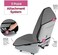 lebogner Car Seat Towel Cover for Post Gym Workout, Running and Swimming, 2 Pack Grey Universal Fit Anti-Slip Waterproof Sweating Bucket Seat Protector for Cars, SUVs and Trucks.