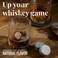 مجموعة أحجار تبريد الويسكي من Mixology & Craft - 6 أحجار تبريد دائرية من الجرانيت للبوربون - هدايا للرجال.