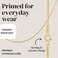 KISPER Gold Over Stainless Steel 0. 9mm Thin Snake Chain Necklace, metal, not known,.