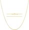 KISPER Gold Over Stainless Steel 0. 9mm Thin Snake Chain Necklace, metal, not known,.