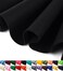 Barcelonetta Felt Fabric72" Wide1. 6mm ThickAcrylicSoftFelt by The YardFelt for DIY Crafts, Projects, Sewing (Black, Half Yard.