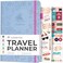 Clever Fox Travel Journal &ndash; Vacation Planner with Budget Plan, Packing List, Expense TrackerTrip Journal &ndash; Travelling Itinerary Organizer for Women, MenCouples &ndash; A5 Size, Periwinkle.