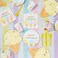 Blue Panda Ice Cream Birthday Party Decorations, Plastic Tablecloth (54 x 108 in, 3 Pack.